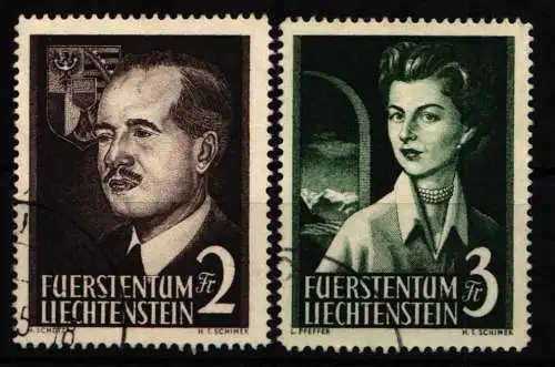 Liechtenstein 332-333 gestempelt #NS147