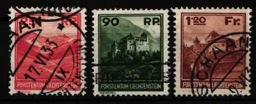 Liechtenstein 119-121 gestempelt #NS106