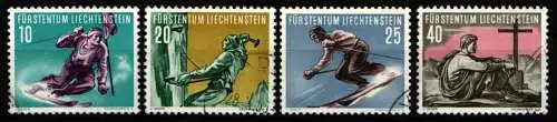 Liechtenstein 334-337 gestempelt #NS079