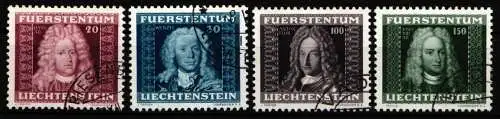 Liechtenstein 198-201 gestempelt #NS116