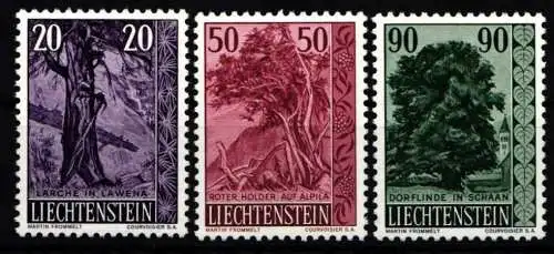 Liechtenstein 377-379 postfrisch #NS085