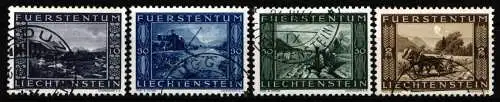 Liechtenstein 218-221 gestempelt #NS120