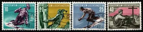 Liechtenstein 334-337 gestempelt #NS145