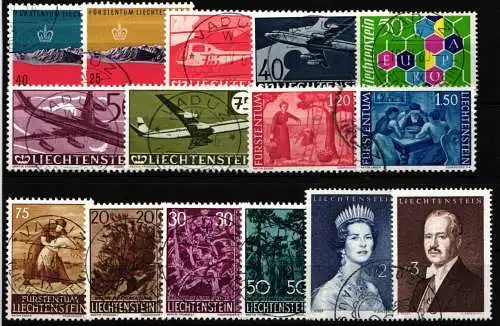 Liechtenstein Jahrgang 1960 gestempelt #NS158