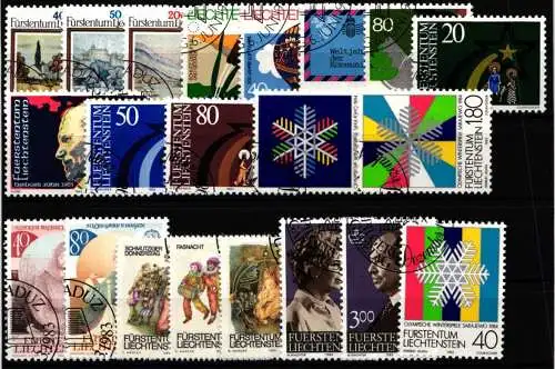 Liechtenstein Jahrgang 1983 gestempelt #NS181