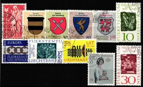 Liechtenstein Jahrgang 1965 gestempelt #NS163