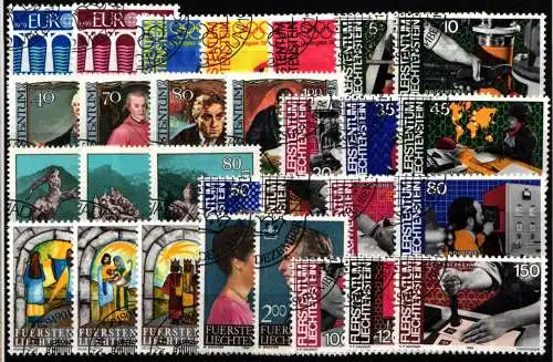 Liechtenstein Jahrgang 1984 gestempelt #NS182