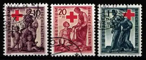 Liechtenstein 244-246 gestempelt #NS194