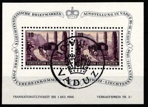 Liechtenstein Block 4 gestempelt #NS196