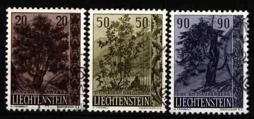 Liechtenstein 371-373 gestempelt #NS154