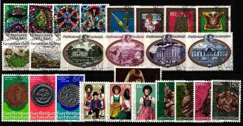 Liechtenstein Jahrgang 1977 gestempelt #NS175