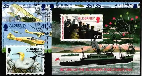 Alderney Jahrgang 1995 gestempelt #NS224