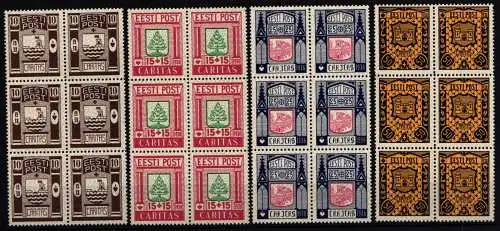 Estland 131-134 postfrisch als 6er Blöcke #NM186