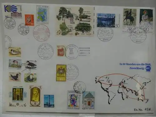 div. Länder Übersee gestempelt Groß-Brief #NQ246