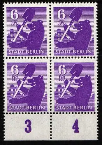 SBZ 2 A a uy postfrisch Berlin und Brandenburg #NQ293