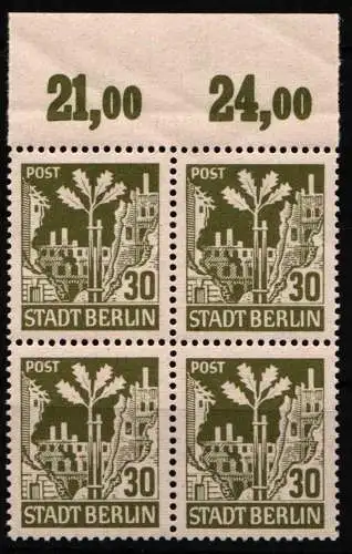 SBZ 7 A a wb z postfrisch Berlin und Brandenburg #NQ253