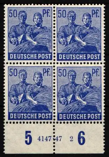 Deutschland Gemeinschaftsausgaben 955 4er Bl. UR HAN 4147.47 2 postfrisch #NQ340