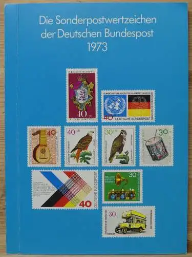 BRD Bund Jahrbuch der Deutschen Post 1973 postfrisch #NS282