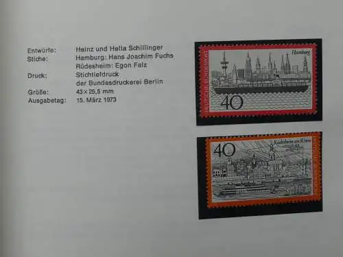 BRD Bund Jahrbuch der Deutschen Post 1973 postfrisch #NS282