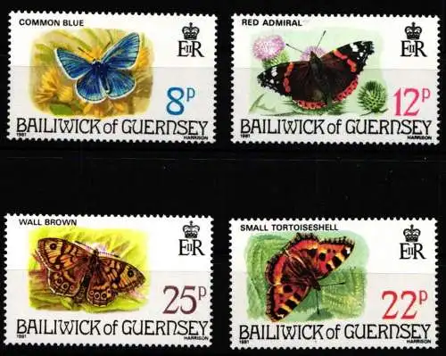 Großbritannien Guernsey 218-221 postfrisch #NQ892