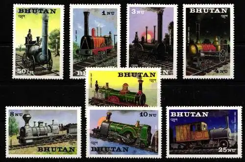 Bhutan 852-859 postfrisch #NQ935