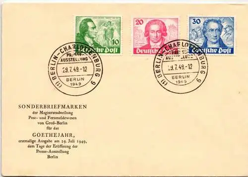 Berlin 61-63 als Ersttagsbrief #NR608