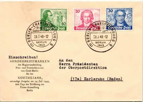 Berlin 61-63 als Ersttagsbrief #NR616