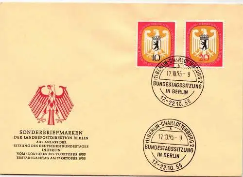 Berlin 129-130 als Ersttagsbrief #NR637