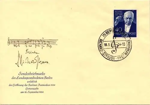 Berlin 124 als Ersttagsbrief #NR633