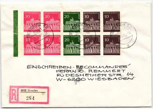 Berlin H-Bl. 13 gestempelt Brief Inland VGO 27.3.91 #NQ672