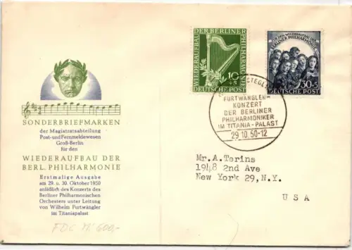 Berlin 72-73 als Ersttagsbrief Handwerlsmesse #NR835