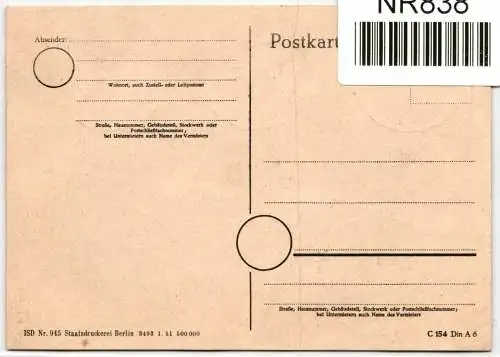 Berlin 82-86 auf Ausstellungskarte Grüne Woche #NR838