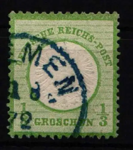 Deutsches Reich 17 gestempelt tiefst geprüft Krug BPP #NL882