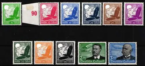 Deutsches Reich 529-539 postfrisch #NR006