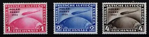 Deutsches Reich 456-458 postfrisch Attest Oechsner #NR035