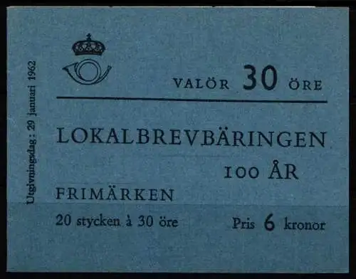 Schweden 485 postfrisch als Markenheftchen #NQ110