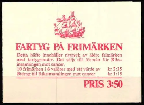 Schweden 563-565 postfrisch als Markenheftchen #NQ153