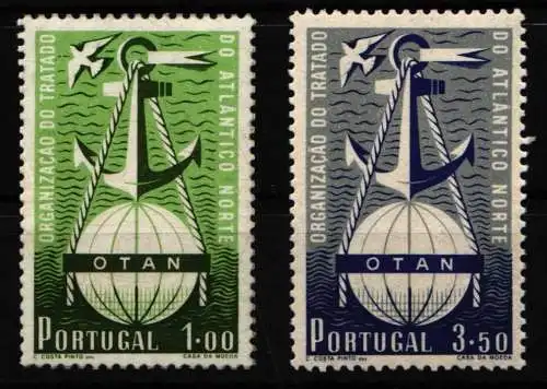 Portugal 778-779 postfrisch Nordatlantikpakt, Cept Vorläufer #NR544