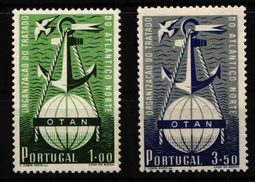 Portugal 778-779 postfrisch Nordatlantikpakt, Cept Vorläufer #NR543