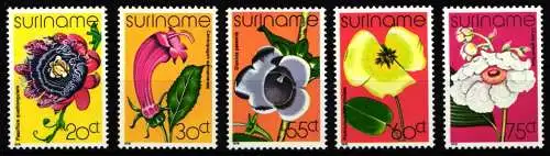 Suriname 807-811 postfrisch #NT965