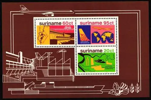 Suriname Block 21 postfrisch #NT968