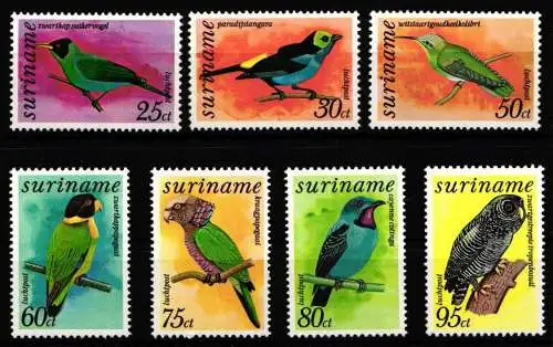 Suriname 764-770 postfrisch #NT959