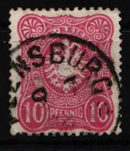 Deutsches Reich 41 b gestempelt signiert Zenker #NU009