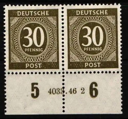 Alliierte Besetzung 928 HAN postfrisch H 4033.46 2 #NU140