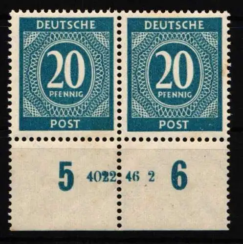 Alliierte Besetzung 924 HAN postfrisch H 4022.46 2, fleckig #NU176