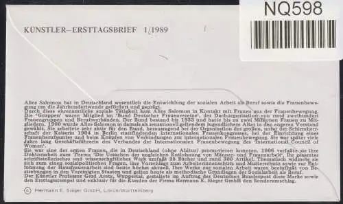 Berlin 830 als Ersttagsbrief #NQ598