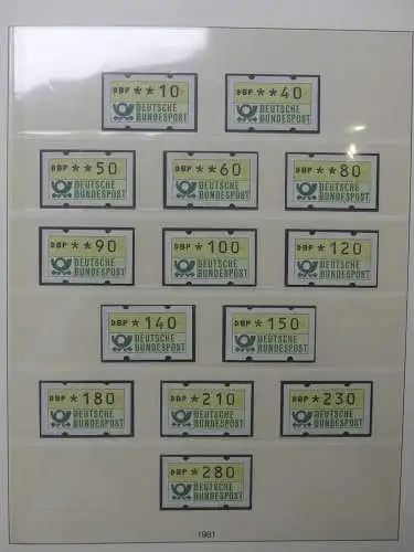 BRD Bund 1979-1992 ** besammelt im Lindner T falzlos Vordruck #LZ169