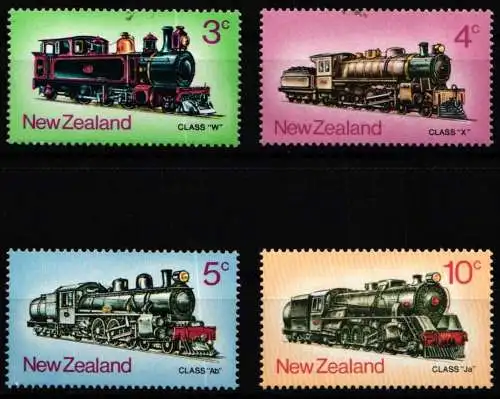 Neuseeland 603-606 postfrisch Lokomotive #NT441