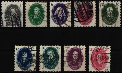 DDR 261-270 gestempelt #NT068