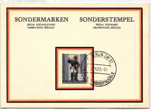 Berlin 120 auf Postkarte Sonderpostkarte Tag der Briefmarke #NT241